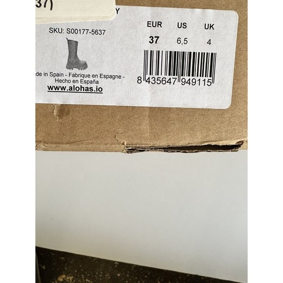 ALOHAS All Rounder Boots Cream Rubber Chunky - Picture 6 of 11